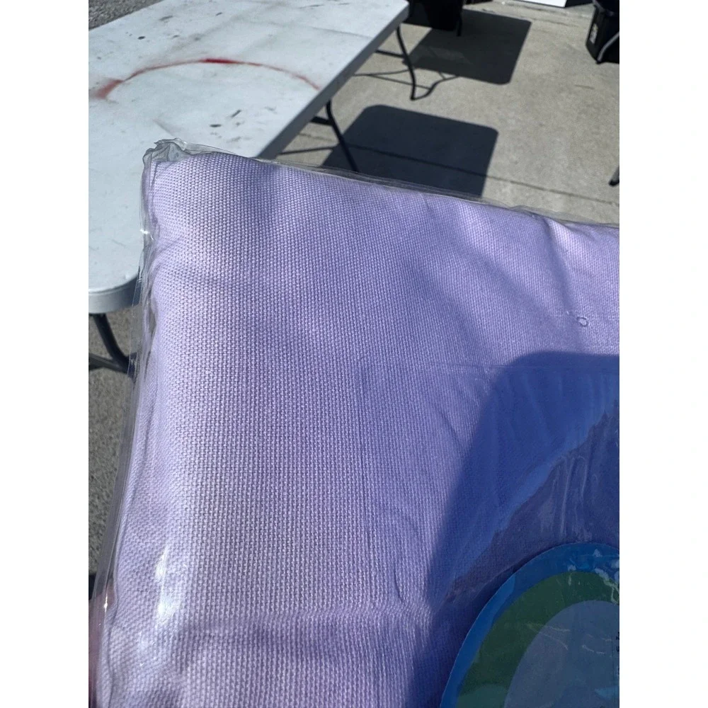 Sierra Home Kids Purple Cotton Tab Top Window Curtain Panel 41 x 84 Lavender